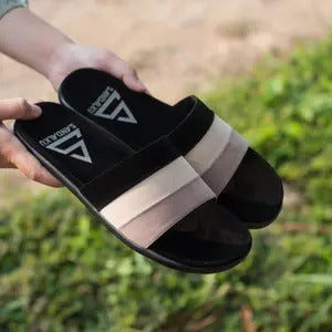 Sandalku - Sandal Pria SLOP FX HITAM