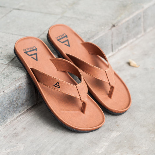 Sandalku - Sandal Pria Flipper PCX TAN